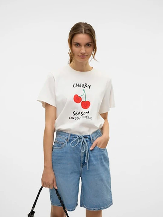 Zdjęcie produktu Vero Moda Koszulka w kolorze białym rozmiar: XL