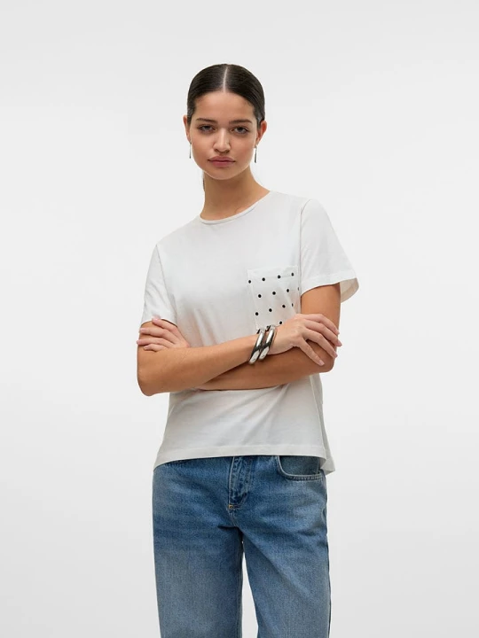 Zdjęcie produktu Vero Moda Koszulka w kolorze białym rozmiar: XS