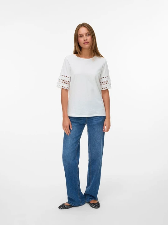 Zdjęcie produktu Vero Moda Koszulka w kolorze białym rozmiar: S
