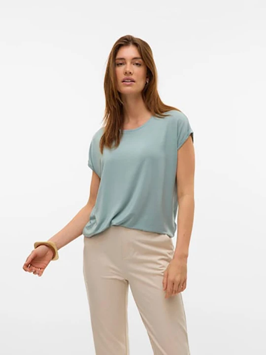 Zdjęcie produktu Vero Moda Koszulka w kolorze błękitnym rozmiar: S