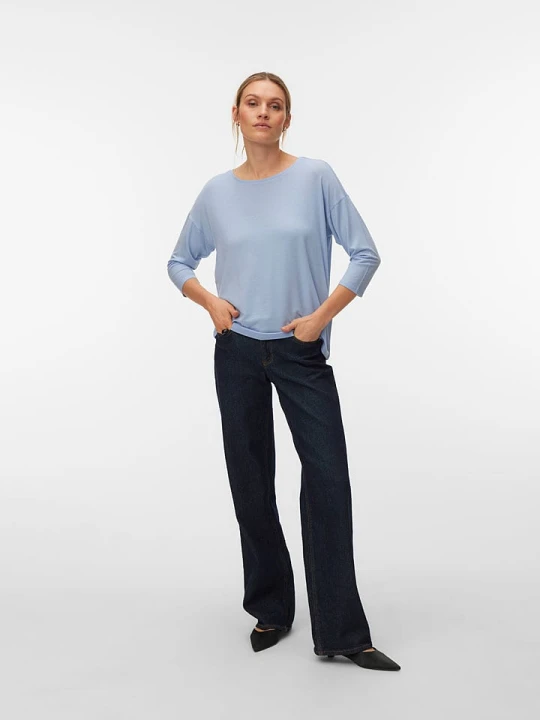 Zdjęcie produktu Vero Moda Koszulka w kolorze błękitnym rozmiar: S