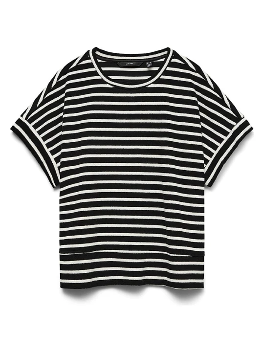 Zdjęcie produktu Vero Moda Koszulka w kolorze czarno-białym rozmiar: XL
