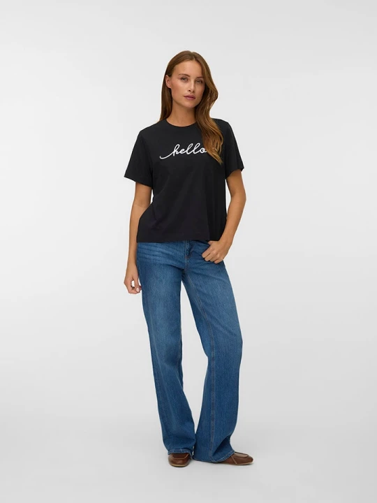 Zdjęcie produktu Vero Moda Koszulka w kolorze czarnym rozmiar: XL