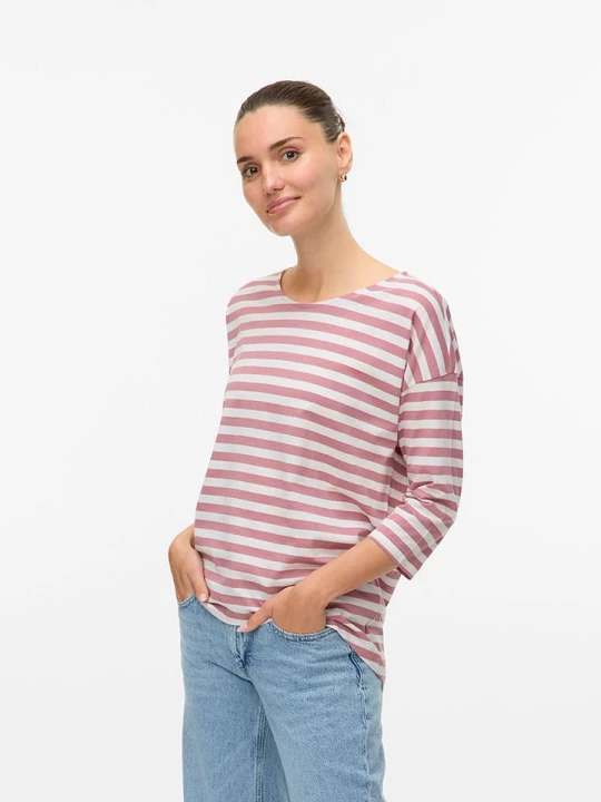 Zdjęcie produktu Vero Moda Koszulka w kolorze jasnoróżowym rozmiar: M
