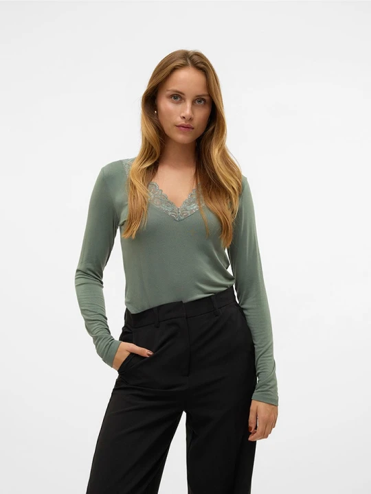 Zdjęcie produktu Vero Moda Koszulka w kolorze khaki rozmiar: XS