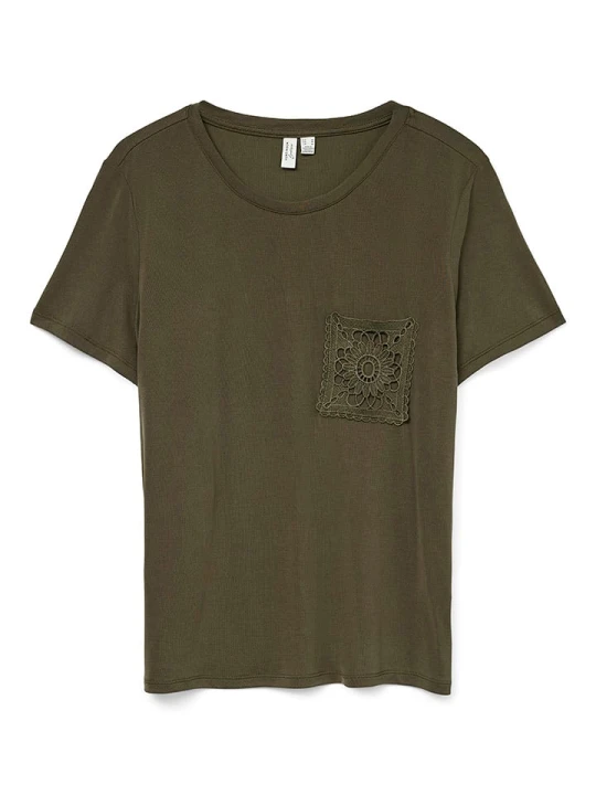 Zdjęcie produktu Vero Moda Koszulka w kolorze khaki rozmiar: M