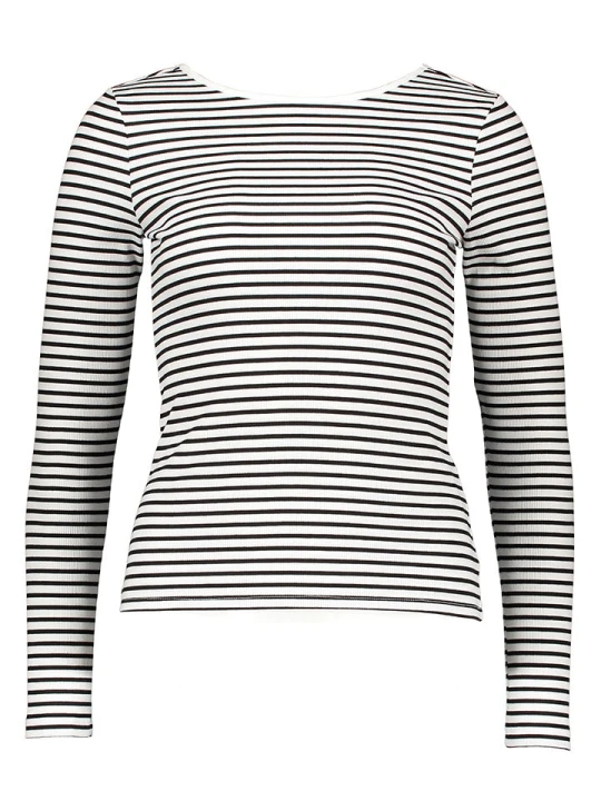 Zdjęcie produktu Vero Moda Koszulka w kolorze kremowo-czarnym rozmiar: XS