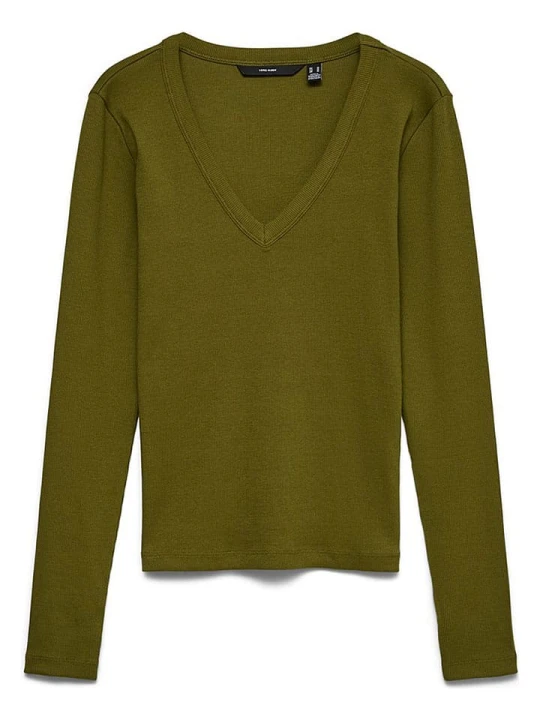 Zdjęcie produktu Vero Moda Koszulka w kolorze oliwkowym rozmiar: XL
