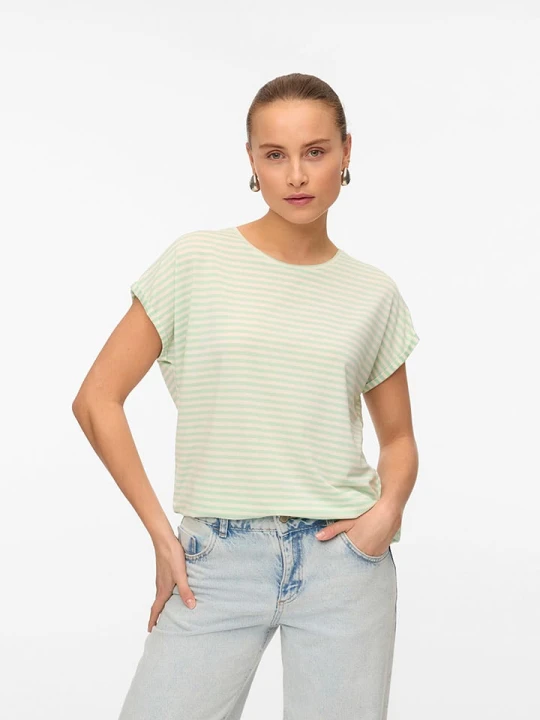 Zdjęcie produktu Vero Moda Koszulka w kolorze zielonym rozmiar: L