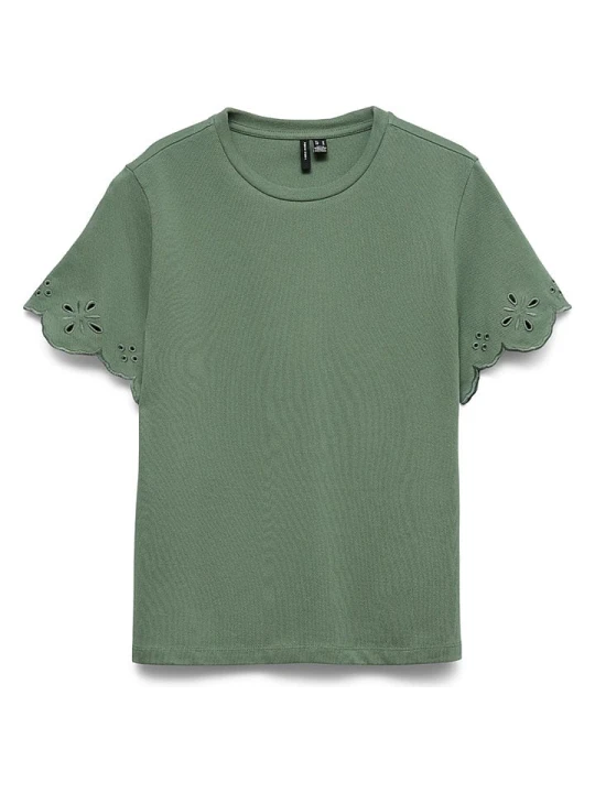 Zdjęcie produktu Vero Moda Koszulka w kolorze zielonym rozmiar: M