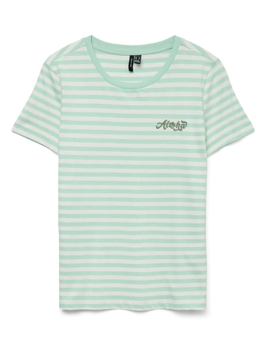 Zdjęcie produktu Vero Moda Koszulka w kolorze zielonym rozmiar: S