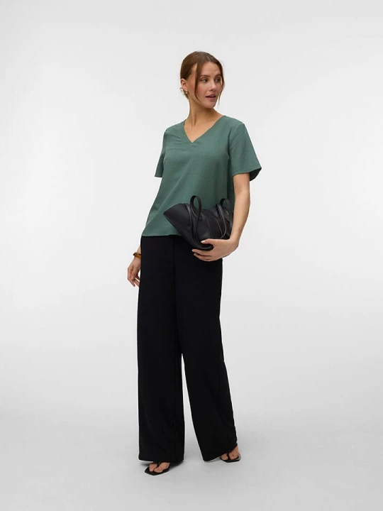 Zdjęcie produktu Vero Moda Koszulka w kolorze zielonym rozmiar: S