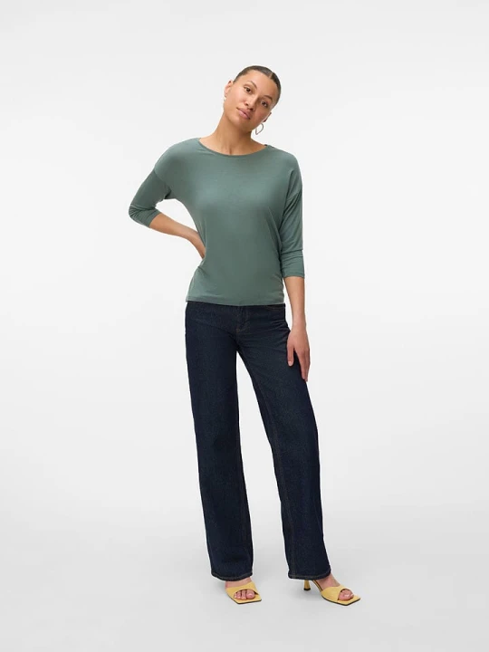 Zdjęcie produktu Vero Moda Koszulka w kolorze zielonym rozmiar: XS