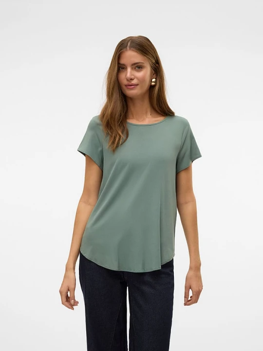Zdjęcie produktu Vero Moda Koszulka w kolorze zielonym rozmiar: XS