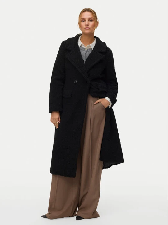 Zdjęcie produktu Vero Moda Kożuch Teresa 10333681 Czarny Regular Fit