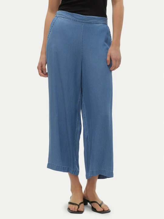 Zdjęcie produktu Vero Moda Kuloty Bree 10304861 Niebieski Wide Leg