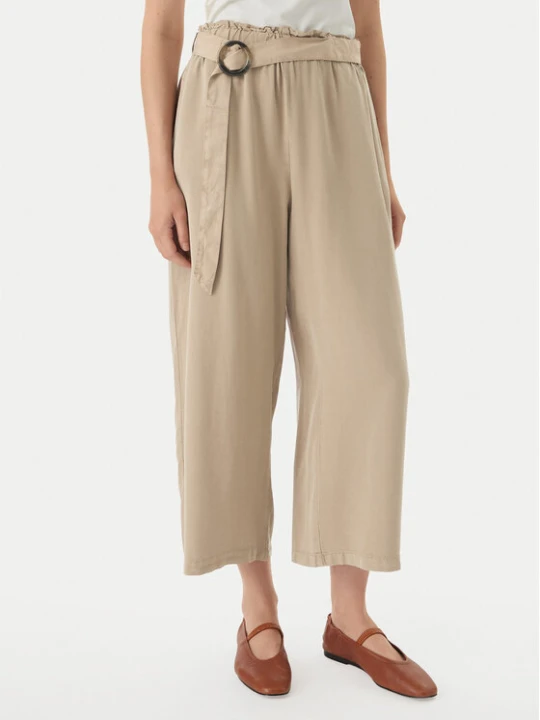 Zdjęcie produktu Vero Moda Kuloty Bree 10341670 Brązowy Cropped Fit