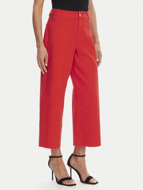 Zdjęcie produktu Vero Moda Kuloty Wild Kayla 10307837 Czerwony Wide Leg