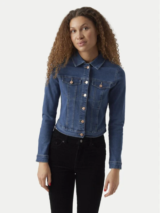 Zdjęcie produktu Vero Moda Kurtka jeansowa Luna 10279492 Niebieski Slim Fit