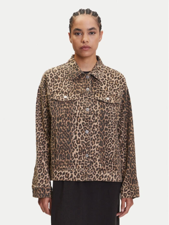 Zdjęcie produktu Vero Moda Kurtka jeansowa Tessa 10329961 Brązowy Oversize
