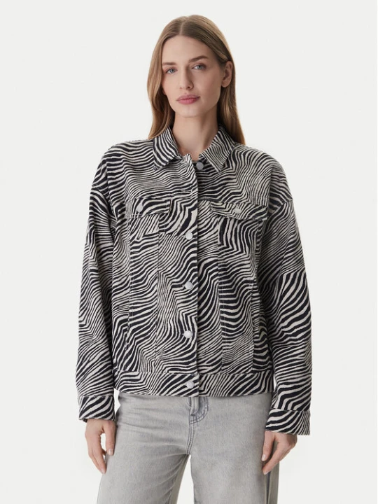 Zdjęcie produktu Vero Moda Kurtka jeansowa Tessa 10329961 Szary Oversize