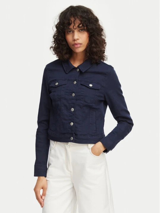 Zdjęcie produktu Vero Moda Kurtka jeansowa Wild 10284492 Granatowy Regular Fit
