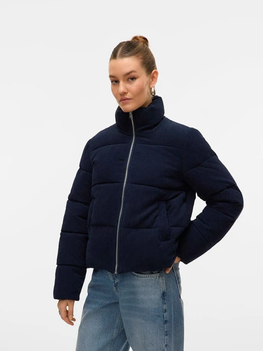 Zdjęcie produktu Vero Moda Kurtka pikowana w kolorze granatowym rozmiar: L