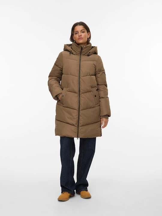 Zdjęcie produktu Vero Moda Płaszcz zimowy "VMHALSEY" w kolorze jasnobrązowym rozmiar: S