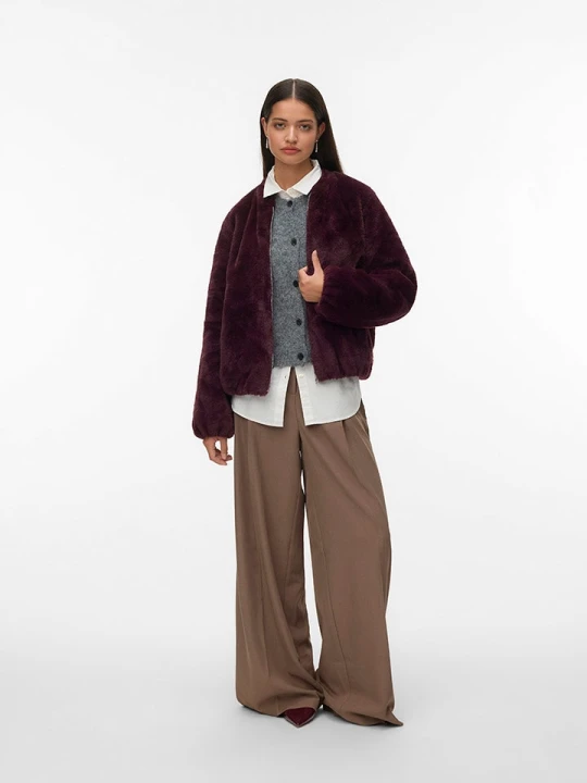 Zdjęcie produktu Vero Moda Kurtka przejściowa w kolorze bordowym rozmiar: L