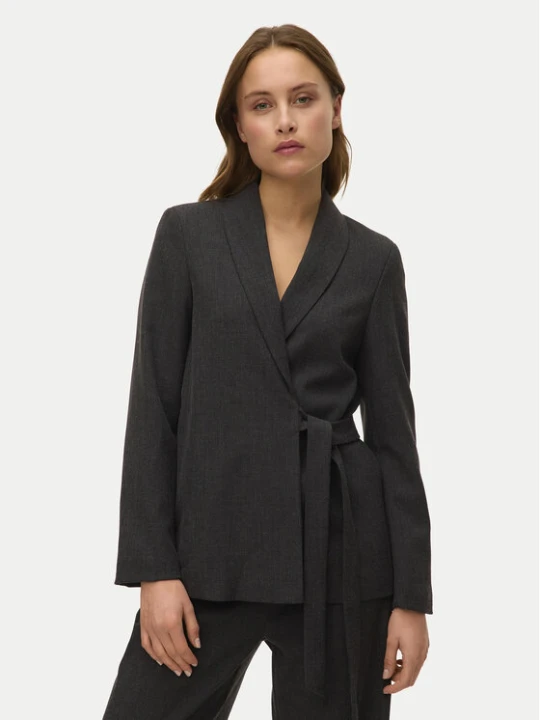 Zdjęcie produktu Vero Moda Marynarka Bestie 10333972 Szary Loose Fit