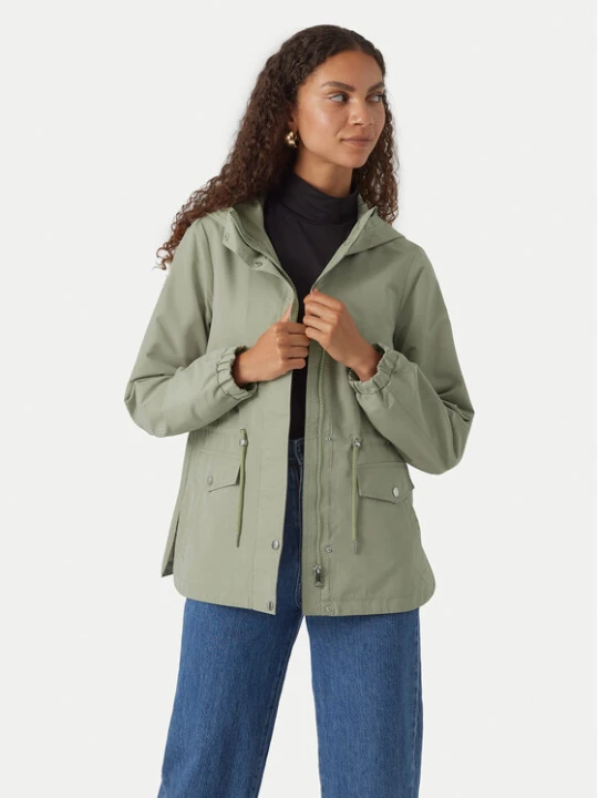 Zdjęcie produktu Vero Moda Parka Paisley 10301577 Khaki Regular Fit