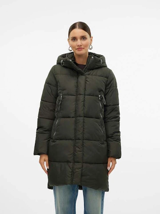 Zdjęcie produktu Vero Moda Płaszcz pikowany "Nova" w kolorze zielonym rozmiar: XS