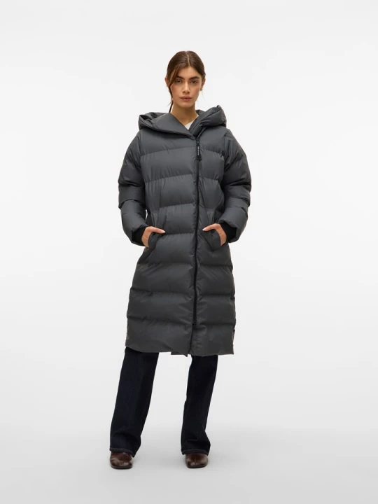 Zdjęcie produktu Vero Moda Płaszcz pikowany w kolorze ciemnoszarym rozmiar: XL
