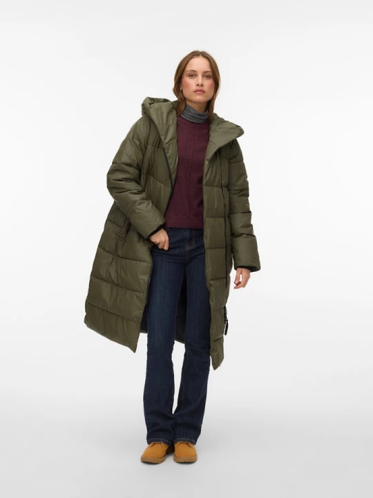 Zdjęcie produktu Vero Moda Płaszcz pikowany w kolorze khaki rozmiar: M
