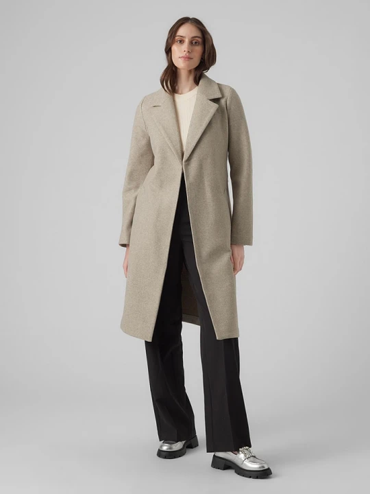 Zdjęcie produktu Vero Moda Płaszcz przejściowy w kolorze beżowym rozmiar: L