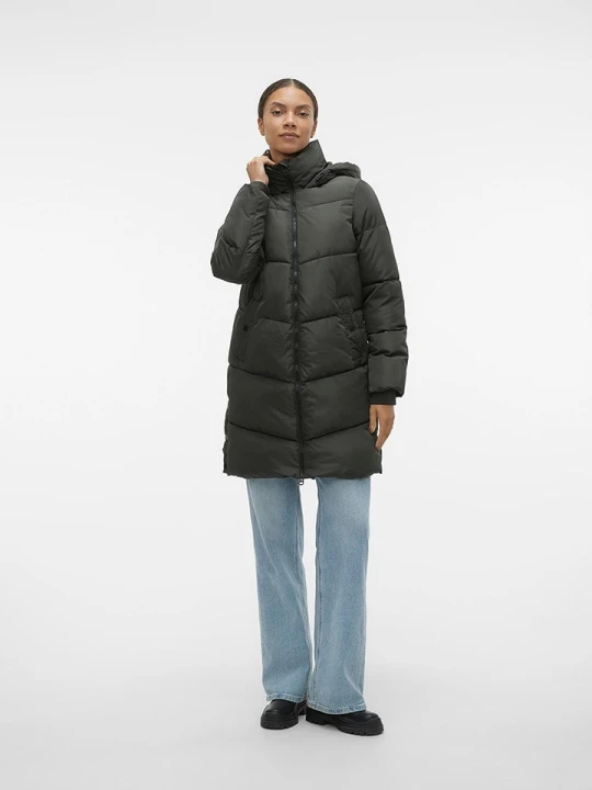 Zdjęcie produktu Vero Moda Płaszcz zimowy "VMHALSEY" w kolorze ciemnozielonym rozmiar: S