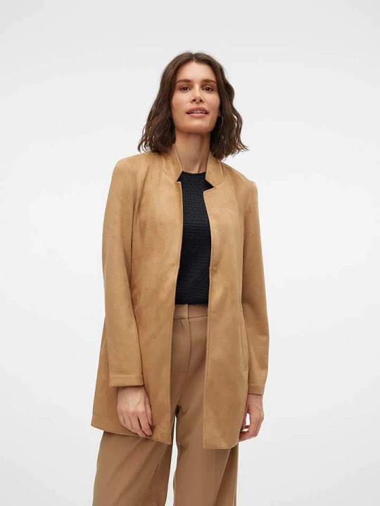 Zdjęcie produktu Vero Moda Płaszcz przejściowy w kolorze karmelowym rozmiar: XS