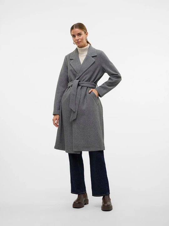 Zdjęcie produktu Vero Moda Płaszcz przejściowy w kolorze szarym rozmiar: L