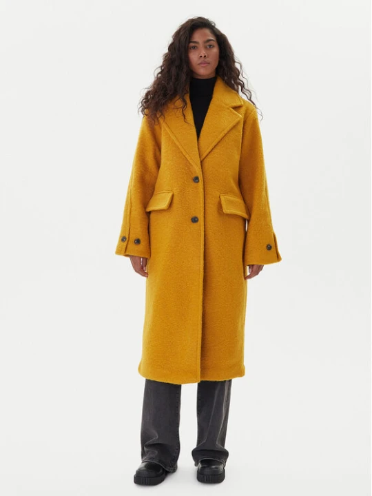 Zdjęcie produktu Vero Moda Płaszcz zimowy Anny Jolie 10333555 Żółty Regular Fit