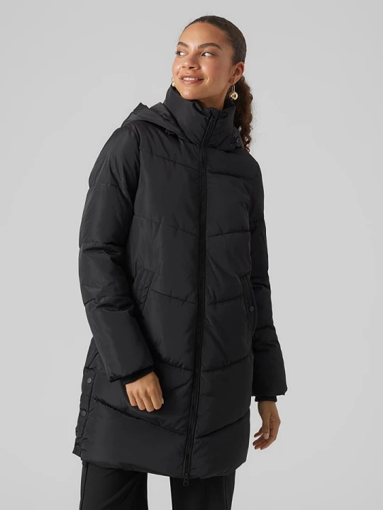 Zdjęcie produktu Vero Moda Płaszcz zimowy "VMHALSEY" w kolorze czarnym rozmiar: XS