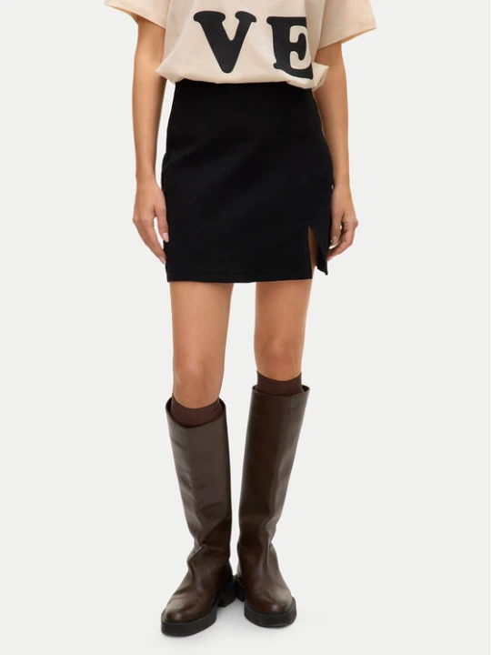 Zdjęcie produktu Vero Moda Spódnica jeansowa Nelly 10311322 Czarny Regular Fit