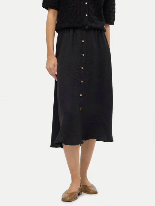 Zdjęcie produktu Vero Moda Spódnica midi Melaney 10304134 Czarny Regular Fit