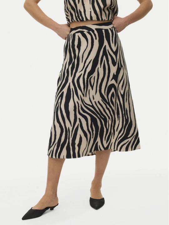 Zdjęcie produktu Vero Moda Spódnica midi Mymilo 10340419 Czarny Regular Fit