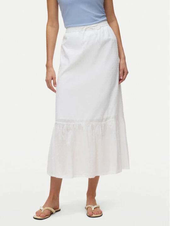 Zdjęcie produktu Vero Moda Spódnica midi Vmtrine 10343485 Biały Regular Fit