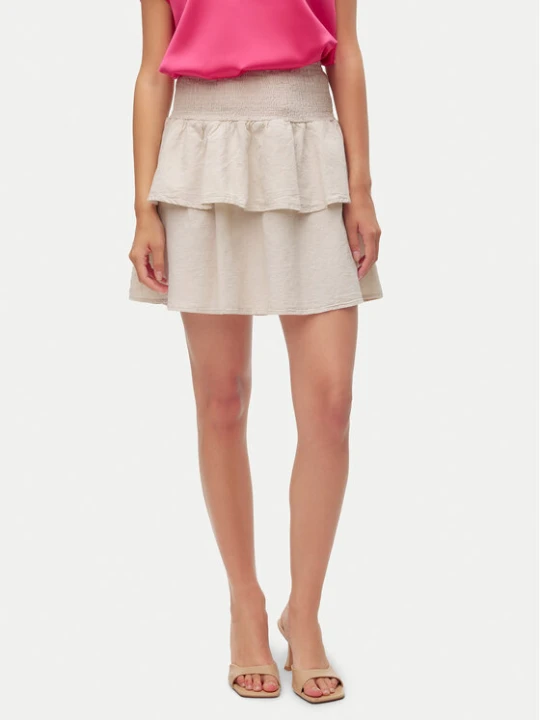 Zdjęcie produktu Vero Moda Spódnica mini Luna 10309768 Beżowy Regular Fit