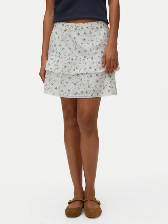 Zdjęcie produktu Vero Moda Spódnica mini Trine 10342736 Biały Regular Fit