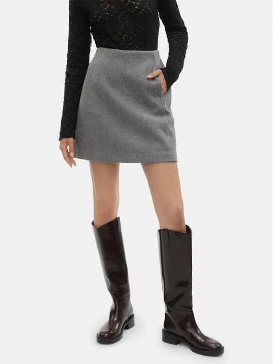 Zdjęcie produktu Vero Moda Spódnica ołówkowa Fortuneallison 10253954 Szary Slim Fit