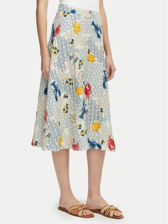 Zdjęcie produktu Vero Moda Spódnica Valentina 10351012 Beżowy jasny A-Line Fit