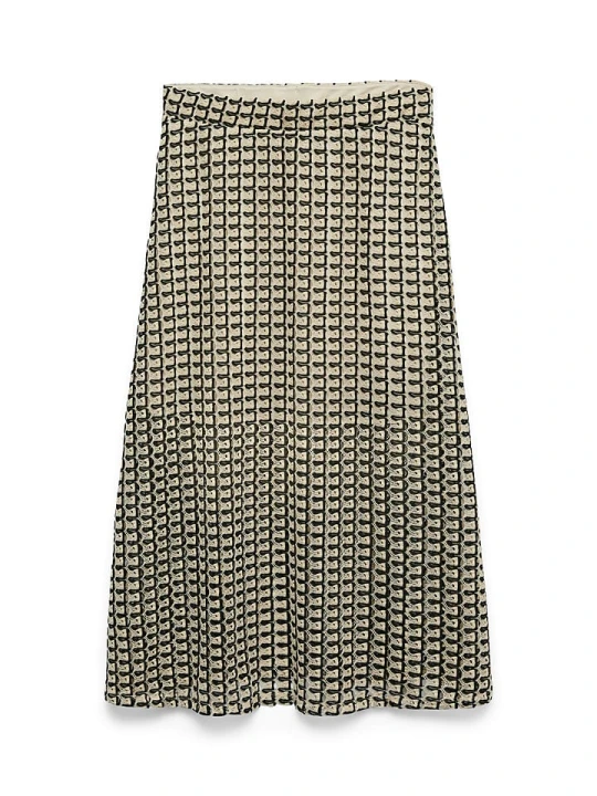 Zdjęcie produktu Vero Moda Spódnica w kolorze beżowo-czarnym rozmiar: XS