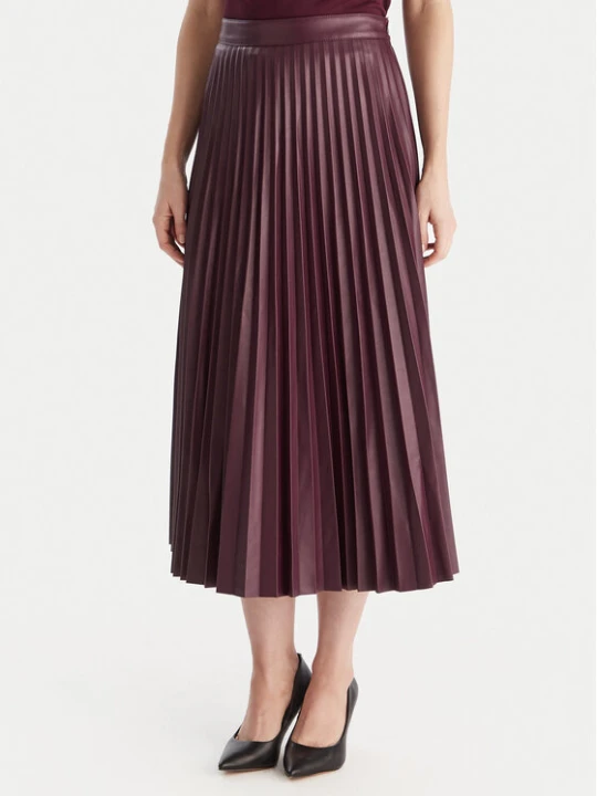 Zdjęcie produktu Vero Moda Spódnica z imitacji skóry Bella Holly 10319036 Fioletowy Regular Fit